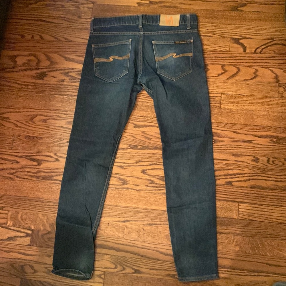 Reposhing a pair of Nudie jeans. They are in great condition! Size 34x30